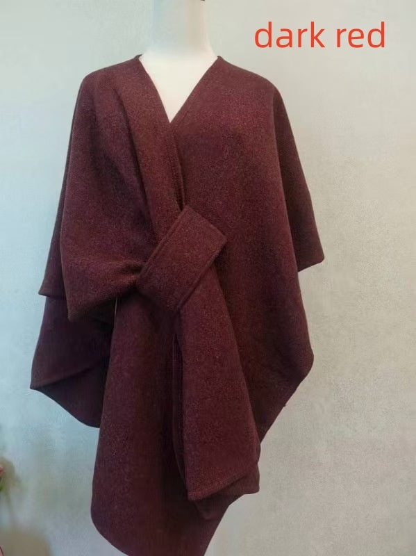 Chic & Cozy - Cardigan-cape cocooning