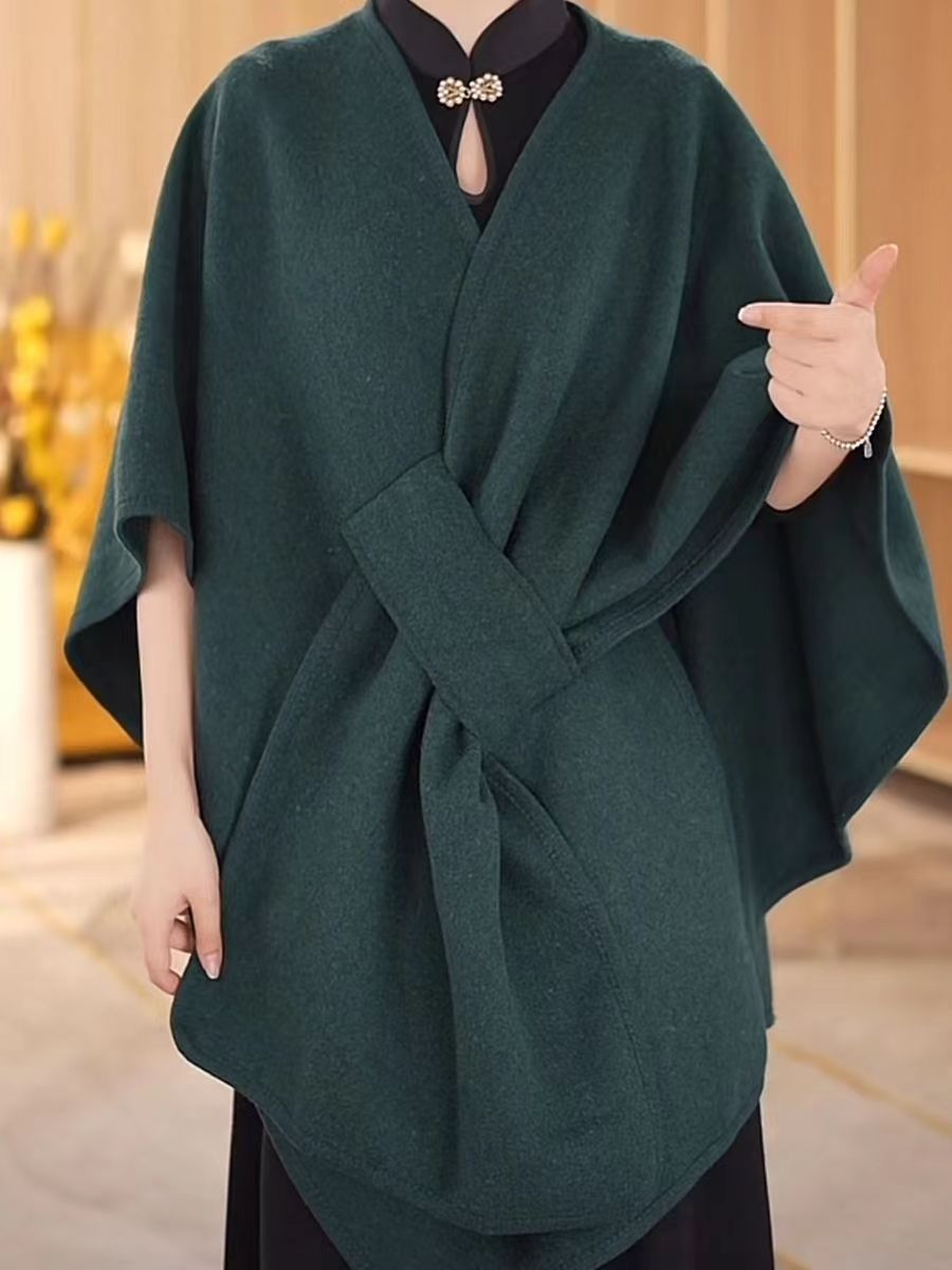 Chic & Cozy - Cardigan-cape cocooning